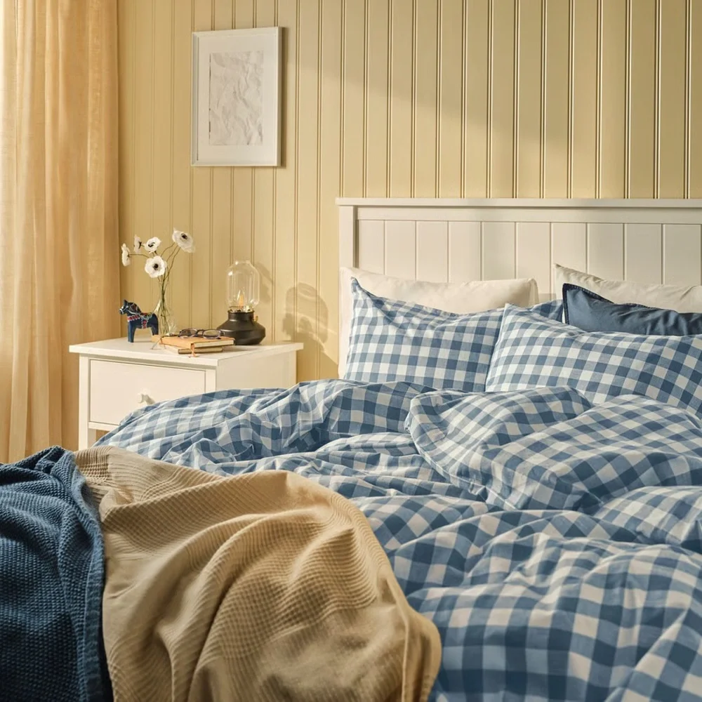 Blue Bedding Set - Pillowcases & Duvet Cover